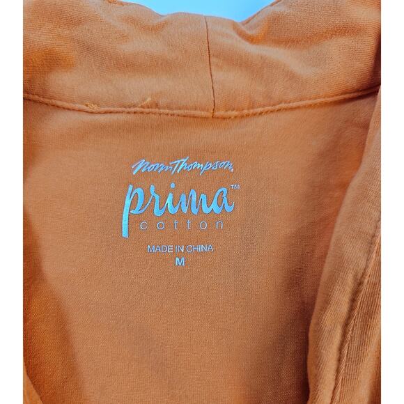 Norm Thompson prima cotton Lightweight layering v neck tank orange summer medium - Picture 4 of 7